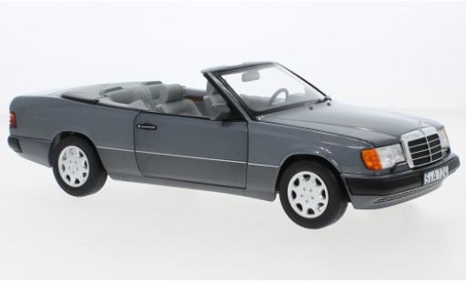 Mercedes 300 1/18 Norev CE-24 Cabriolet (A124) metallise grise 1991 miniature