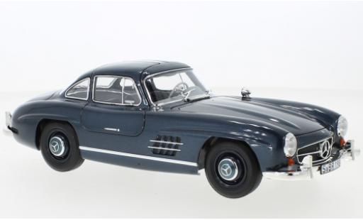 Mercedes 300 1/18 Norev SL (W198) metallise bleu 1954 miniature