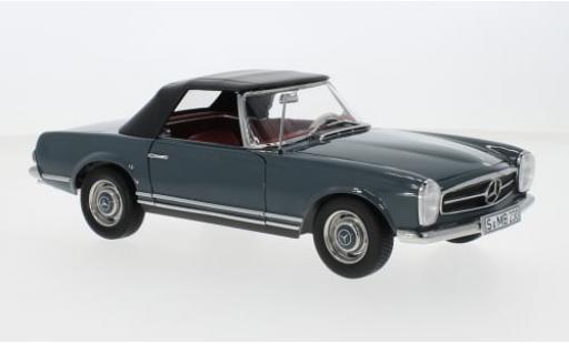 Mercedes 230 1/18 I Norev SL (W113) grise 1963 1:18 miniature