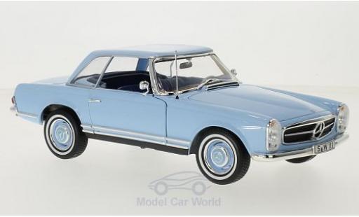 Miniature Mercedes 230 1/18 Norev SL (W113) HardTop bleue 1963 Mercedes 230 1/18 Norev SL (W113) HardTop bleue 1963 miniature