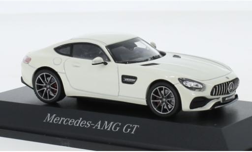 Miniature Mercedes AMG GT 1/43 Norev (C190) metallise blanche Mercedes AMG GT 1/43 Norev (C190) metallise blanche miniature