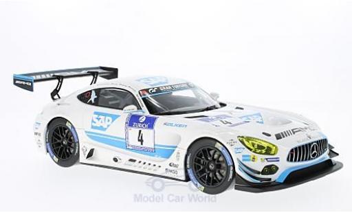 Miniature Mercedes AMG GT 1/18 Norev 3 No.4 Black Falcon SAP 24h Nürburgring 2016 A.Christodoulou/M.Metzger/B.Schneider/M.Engel Mercedes AMG GT 1/18 Norev 3 No.4 Black Falcon SAP 24h Nürburgring 2016 A.Christodoulou/M.Metzger/B.Schneider/M.Engel miniature