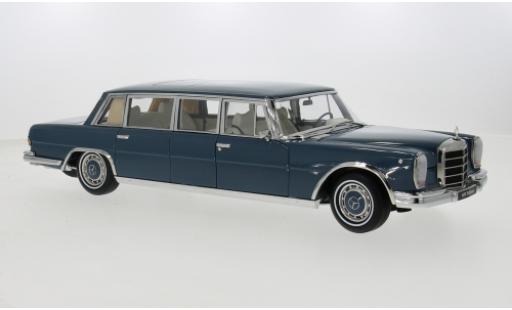 Miniature Mercedes 600 1/18 I NZG Pullman (W100) bleue 1963 1:18 Mercedes 600 1/18 I NZG Pullman (W100) bleue 1963 1:18 miniature