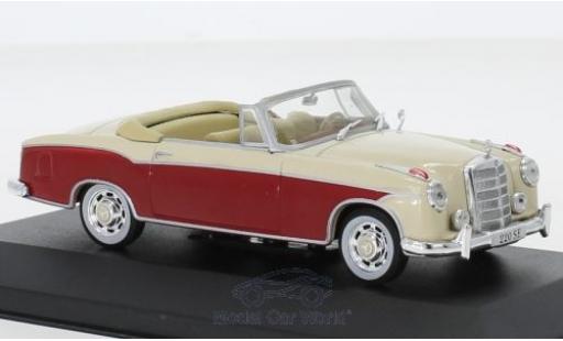 Miniature Mercedes 220 1/43 Pct SE (W128) Cabriolet rouge/beige 1958 Mercedes 220 1/43 Pct SE (W128) Cabriolet rouge/beige 1958 miniature