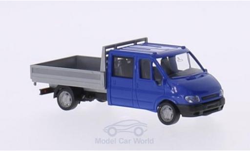 Miniature Ford Transit 1/87 Rietze Doppelkabine bleue/grise 2001 ohne Vitrine Ford Transit 1/87 Rietze Doppelkabine bleue/grise 2001 ohne Vitrine miniature