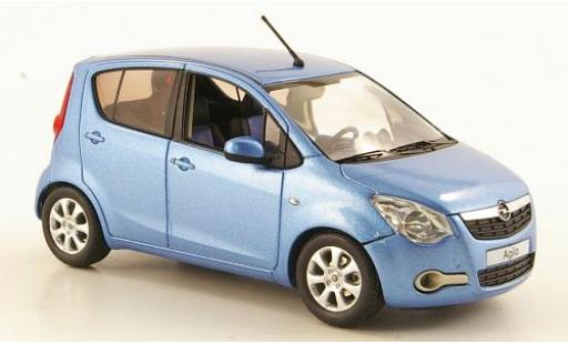 Opel Agila 1/43 Schuco B met.-bleue metallise bleue 2008 sans Vitrine miniature