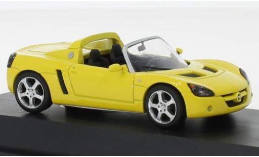 Miniature Opel Speedster 1/43 Schuco jaune Opel Speedster 1/43 Schuco jaune miniature