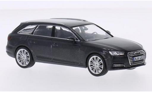Miniature Audi A4 1/43 Spark Avant metallise grise 2015 Audi A4 1/43 Spark Avant metallise grise 2015 miniature