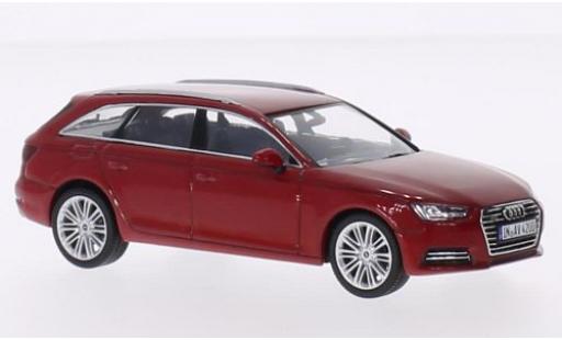Miniature Audi A4 1/43 Spark Avant rouge 2015 Audi A4 1/43 Spark Avant rouge 2015 miniature