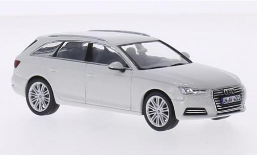 Audi A4 1/43 Spark Avant blanche 2015 miniature