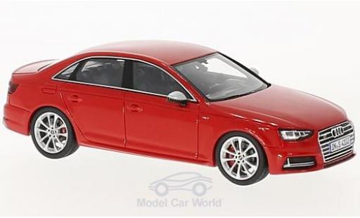 Miniature Audi S4 1/43 Spark rouge 2016 Audi S4 1/43 Spark rouge 2016 miniature