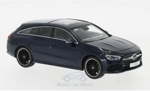Miniature Mercedes CLA 1/43 Spark Shooting Brake metallise bleue 2019 Mercedes CLA 1/43 Spark Shooting Brake metallise bleue 2019 miniature