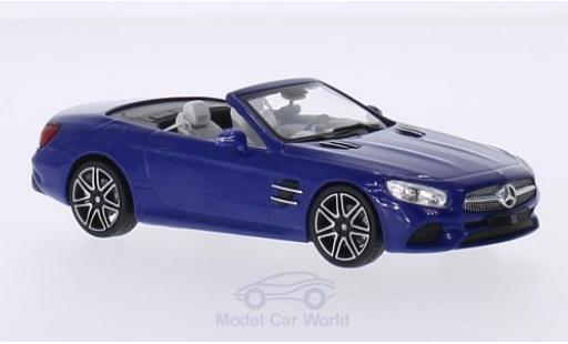 Mercedes Classe SL 1/43 Spark SL (R231) bleue 2016 Softtop liegt bei Facelift miniature