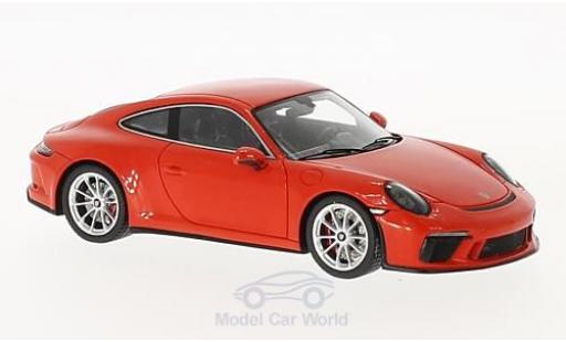 Miniature Porsche 991 GT3 1/43 Spark 911 () GT3 Touring Package orange Porsche 991 GT3 1/43 Spark 911 () GT3 Touring Package orange miniature