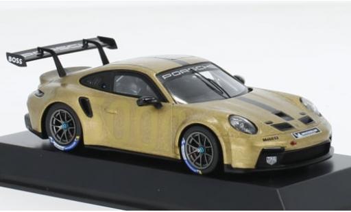 Miniature Porsche 992 GT3 1/43 I Spark 911  Cup 5000 matt-gold 2022 1:43 Porsche 992 GT3 1/43 I Spark 911  Cup 5000 matt-gold 2022 1:43 miniature