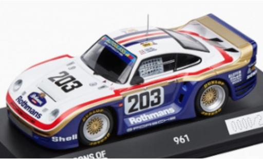 Porsche 961 1/43 Spark No.203 Rothmans AG Rothmans 24h Le Mans 1987 R.Metge/C.Haldi/K.Nierop miniature
