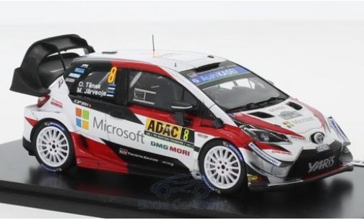 Miniature Toyota Yaris 1/43 Spark WRC No.8 Gazoo Racing Rallye WM Rallye Deutschland 2018 O.Tänak/M.Jarveoja Toyota Yaris 1/43 Spark WRC No.8 Gazoo Racing Rallye WM Rallye Deutschland 2018 O.Tänak/M.Jarveoja miniature