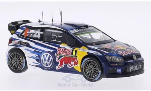 Miniature Volkswagen Polo 1/43 Spark R WRC No.9 Motorsport Red Bull Rallye WM Rallye Monte-Carlo 2015 A.Mikkelsen/O.Floene Volkswagen Polo 1/43 Spark R WRC No.9 Motorsport Red Bull Rallye WM Rallye Monte-Carlo 2015 A.Mikkelsen/O.Floene miniature