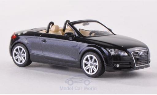 Miniature Audi TT 1/87 Wiking Roadster (8J) metallise noire 2007 Audi TT 1/87 Wiking Roadster (8J) metallise noire 2007 miniature