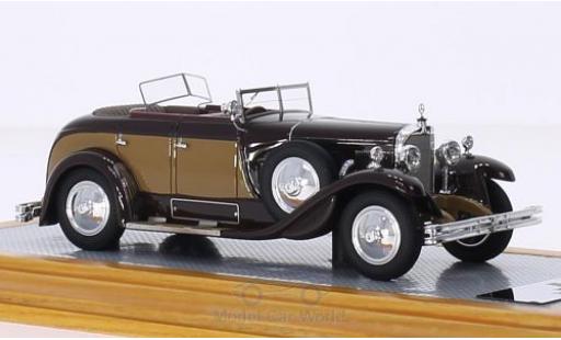 Miniature Mercedes Classe S 1/43 Ilario 630K Saoutchik Torpedo Transformable marron/marron RHD 1928 Mercedes Classe S 1/43 Ilario 630K Saoutchik Torpedo Transformable marron/marron RHD 1928 miniature