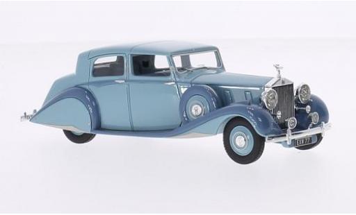 Miniature Rolls Royce Phantom 1/43 Ilario III Sedanca De Ville Hooper bleue/grise RHD 1938 sn 3CP200 Rolls Royce Phantom 1/43 Ilario III Sedanca De Ville Hooper bleue/grise RHD 1938 sn 3CP200 miniature
