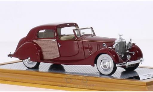 Miniature Rolls Royce Phantom 1/43 Ilario III Sedanca de Ville Park Ward rouge/Dekor RHD 1937 sn3CM61 Rolls Royce Phantom 1/43 Ilario III Sedanca de Ville Park Ward rouge/Dekor RHD 1937 sn3CM61 miniature
