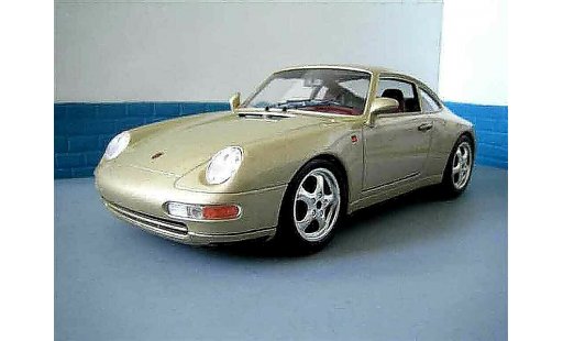 Porsche 911 Carrera 1/18 Burago champagne miniature