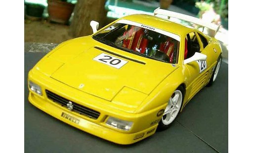 Ferrari 348 TB 1/18 Burago race car miniature