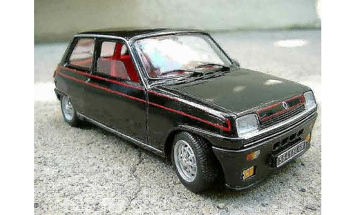 Renault 5 Alpine 1/18 Solido turbo noire miniature