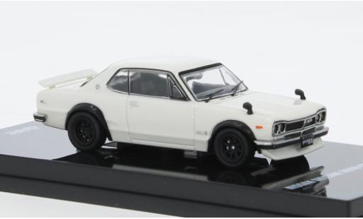 Miniature Nissan Skyline 1/64 INNO64 2000 GT-R (KPGC10) blanche RHD Nissan Skyline 1/64 INNO64 2000 GT-R (KPGC10) blanche RHD miniature