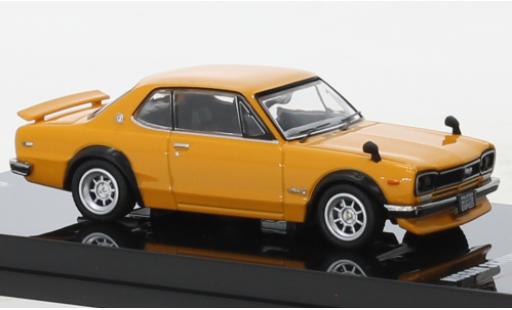 Miniature Nissan Skyline 1/64 INNO64 2000 GT-R (KPGC110) orange RHD Nissan Skyline 1/64 INNO64 2000 GT-R (KPGC110) orange RHD miniature