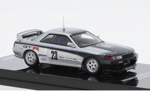 Nissan Skyline 1/64 INNO64 GT-R (R32) Gr.A d/bleu foncé RHD miniature