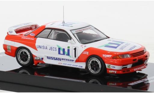 Nissan Skyline 1/64 INNO64 GT-R (R32) RHD No.1 JTC 1993 miniature
