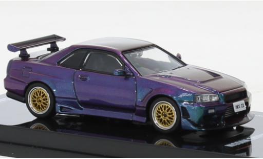 Nissan Skyline 1/64 INNO64 GT-T (R34) RHD miniature