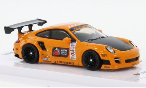 Miniature Porsche 991 1/64 INNO64 911 (997) Liberty Walk orange/noire 2014 Porsche 991 1/64 INNO64 911 (997) Liberty Walk orange/noire 2014 miniature