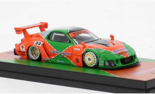 Miniature Mazda RX7 1/64 INNO64 (FD3S) LB-Super Silhouette verte/orange 1:64 Mazda RX7 1/64 INNO64 (FD3S) LB-Super Silhouette verte/orange 1:64 miniature