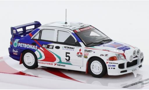 Miniature Mitsubishi Lancer 1/64 INNO64 Evo III No.5 RalliArt Petronas Rally Malaysia 1996 K.Shinozuka/F.Gocentas Mitsubishi Lancer 1/64 INNO64 Evo III No.5 RalliArt Petronas Rally Malaysia 1996 K.Shinozuka/F.Gocentas miniature