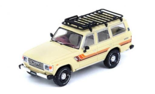 Miniature Toyota Land Cruiser 1/64 INNO64 FJ60 beige/Dekor RHD Toyota Land Cruiser 1/64 INNO64 FJ60 beige/Dekor RHD miniature