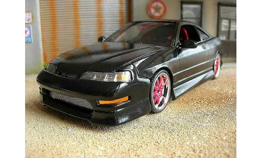 Honda Integra Type R 1/18 Hot Wheels jdm noire miniature