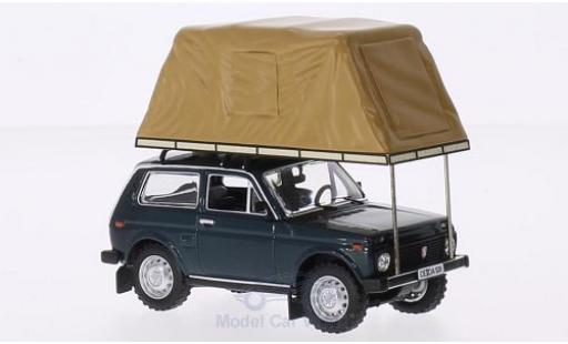 Miniature Lada Niva 1/18 IST Models metallise verte 1981 mit Zeltaufbau auf Dach Lada Niva 1/18 IST Models metallise verte 1981 mit Zeltaufbau auf Dach miniature
