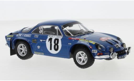 Miniature Alpine A110 1/24 IXO Renault No.18 Rallye Monte Carlo 1973 J-C.Andruet/Biche Alpine A110 1/24 IXO Renault No.18 Rallye Monte Carlo 1973 J-C.Andruet/Biche miniature