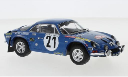 Miniature Alpine A110 1/24 IXO Renault No.21 Rallye Monte Carlo 1973 J.P.Nicolas/M.Vial Alpine A110 1/24 IXO Renault No.21 Rallye Monte Carlo 1973 J.P.Nicolas/M.Vial miniature