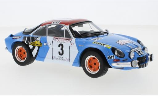 Miniature Alpine A110 1/18 IXO Renault No.3 Tour de Corse 1973 B.Darniche/A.Mahe Alpine A110 1/18 IXO Renault No.3 Tour de Corse 1973 B.Darniche/A.Mahe miniature