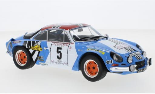 Miniature Alpine A110 1/18 IXO Renault No.5 Tour de Corse 1973 J.F.Piot/J.De Alexandris Alpine A110 1/18 IXO Renault No.5 Tour de Corse 1973 J.F.Piot/J.De Alexandris miniature