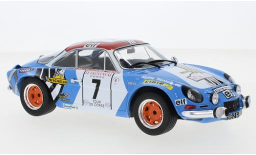 Miniature Alpine A110 1/18 IXO Renault No.7 Tour de Corse 1973 J-L.Therier/M.Callewaert Alpine A110 1/18 IXO Renault No.7 Tour de Corse 1973 J-L.Therier/M.Callewaert miniature
