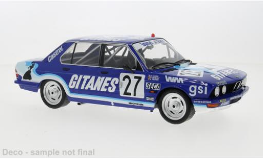 Bmw 528 1/18 IXO i (E28) No.27 24h Spa 1982 1:18 miniature