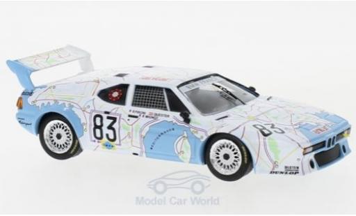 Bmw M1 1/43 IXO No.83 24h Le Mans 1980 D.Pironi/D.Quester/M.Mignot miniature