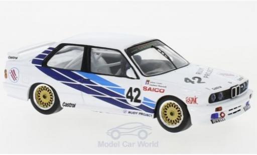 Miniature Bmw M3 1/43 IXO (E30) No.42 CiBiEmme WTCC Dijon 1987 J.Cecotto/G.Brancatelli Bmw M3 1/43 IXO (E30) No.42 CiBiEmme WTCC Dijon 1987 J.Cecotto/G.Brancatelli miniature