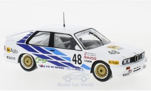 Miniature Bmw M3 1/43 IXO (E30) No.48 CiBiEmme WTCC 1987 J.Calderari/F.Mancini Bmw M3 1/43 IXO (E30) No.48 CiBiEmme WTCC 1987 J.Calderari/F.Mancini miniature