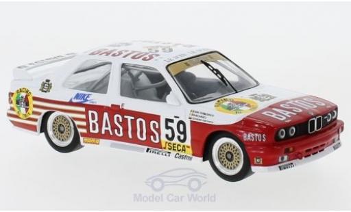 Miniature Bmw M3 1/43 IXO (E30) No.59 Bastos WTCC 24h Spa 1987 D.Vermeersch/G.Fontanesi/M.Micangeli Bmw M3 1/43 IXO (E30) No.59 Bastos WTCC 24h Spa 1987 D.Vermeersch/G.Fontanesi/M.Micangeli miniature